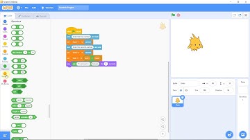 Using variables and operators in Scratch