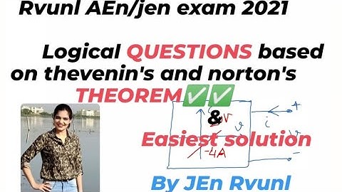 Rvunl Aen/Jen exam 2021| Questions asked in previous exams from Thevenin