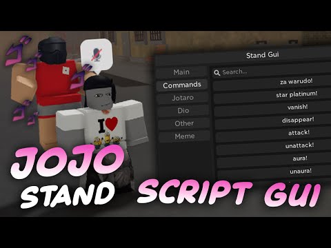 Jojo Stand Script GUI / Hack For Dahood - ROBLOX EXPLOITING