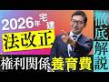 【宅建：法改正特集】権利関係の重要法改正。『養育費』が先取特権になったことでモラハラ夫が追い詰められる！？覚えるべきポイントを解説講義。