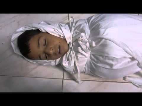 داعل الشهيد الطفل عبدالله ياسر الحمادي 31 8 2014