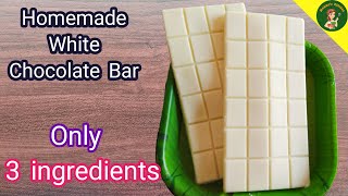 White Chocolate Bar with 3 ingredients | Chocolate recipe | Mammas Kitchen Shorts