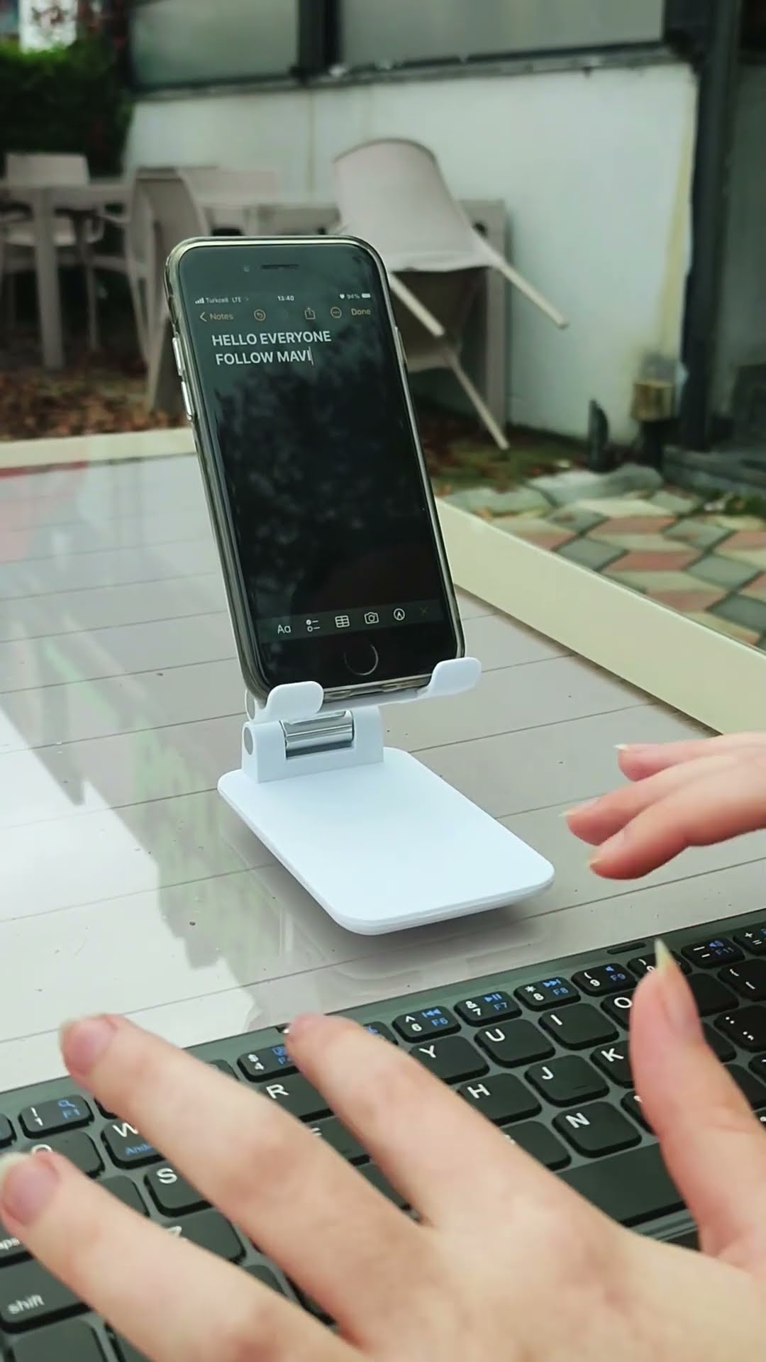 Universal Mini Foldable Wireless Keyboard with Touchpad 1️⃣ ?Product Link in Bio ( # 1978 )
