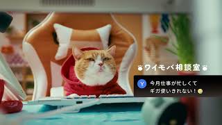 Y!mobile「ワイモバ相談室 余ったギガをくりこせておトク」篇 6秒