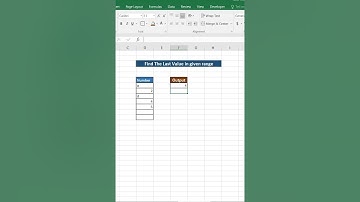 Excel interview Question Offset find Last Value  advance excel #excel #exceltips #exceltutorial