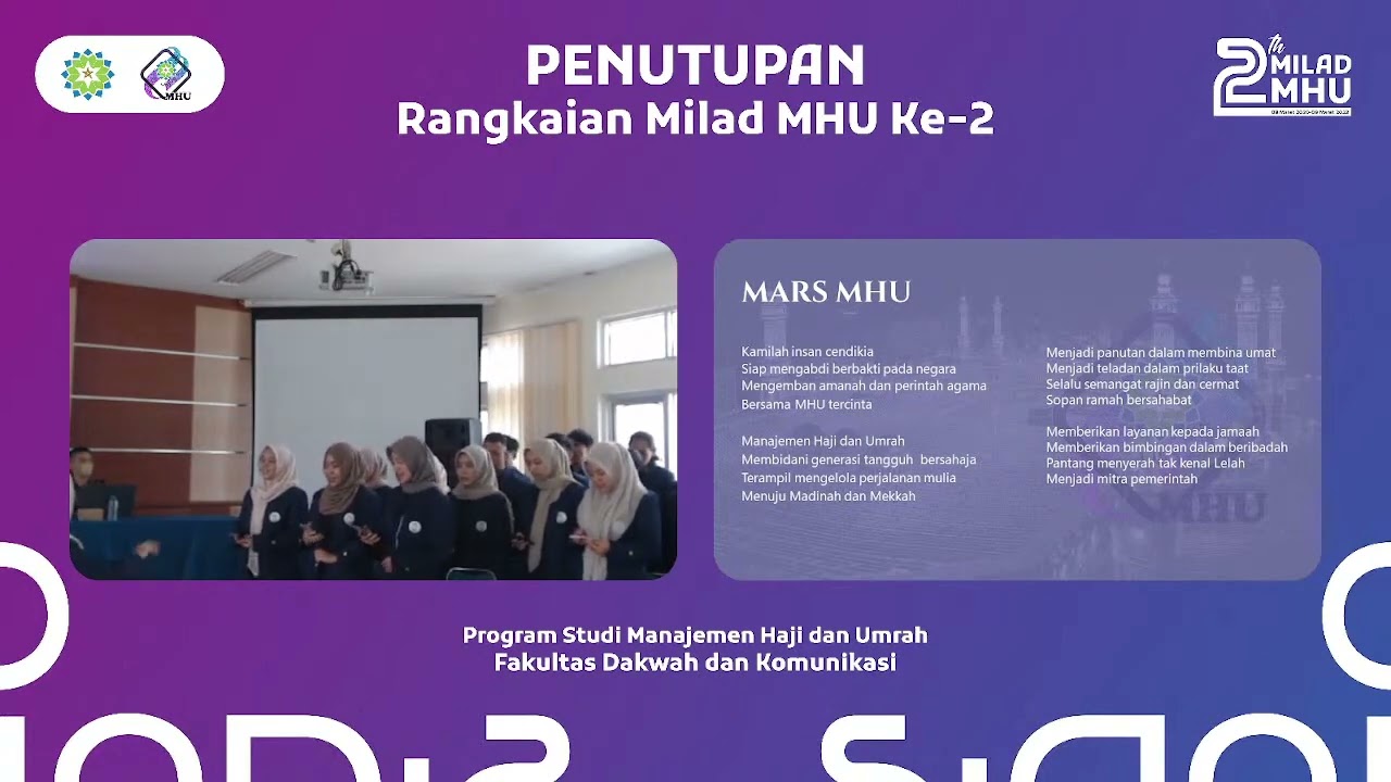 Mars dan Hymne MHU Fakultas Dakwah dan Komunikasi UIN Bandung