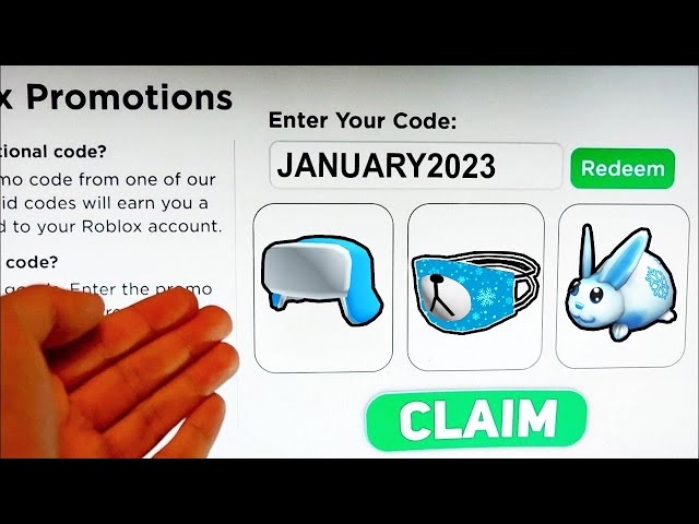 6 NEW Roblox PROMO CODES 2023 All FREE ROBUX Items in JANUARY +