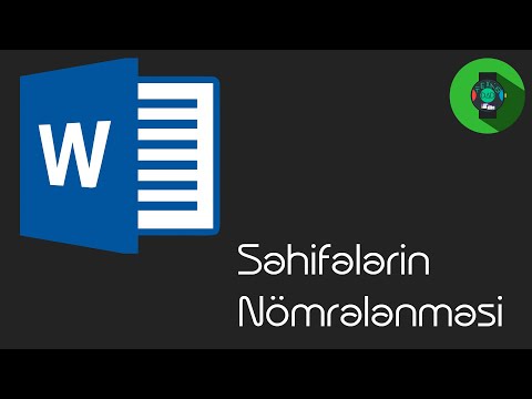 Video: Başlıq səhifəsi apa ilə nömrələnib?