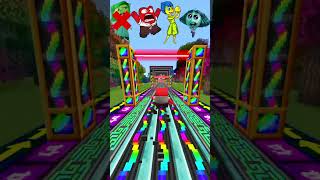 Inside Out Vs Laser 2  shorts minecraft