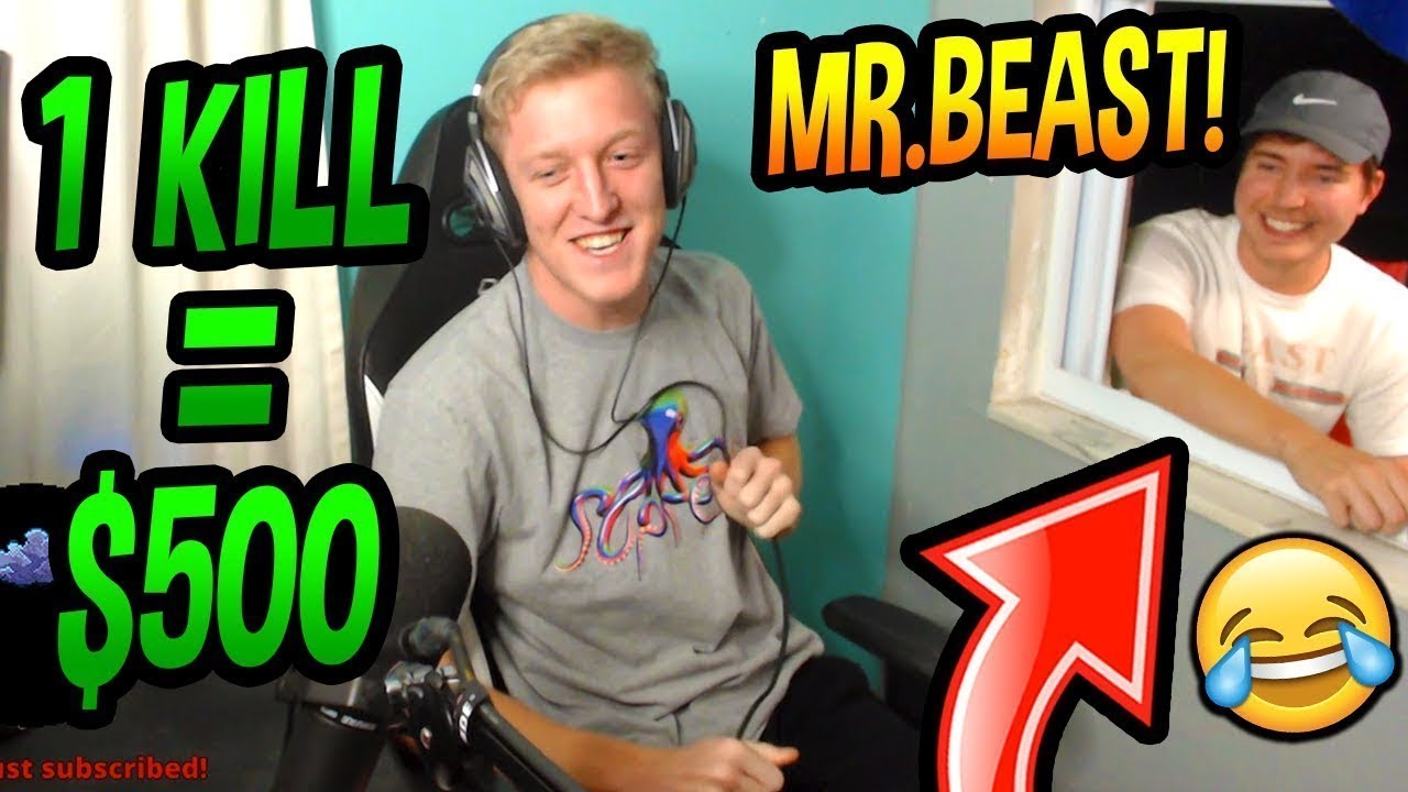 Tfue's father Cleaning The MOney  Donated By Mr Beast At the End