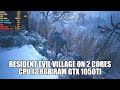 Resident Evil Village Demo on GTX 1050Ti Core i3 6100