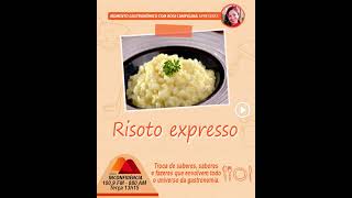 Risoto expresso “Momento Gastronômico comRosi Campolina”