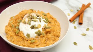 3 Delicious Autumn Oatmeal Recipes | Pumpkin Spice, Apple Spice, and Chai Spice