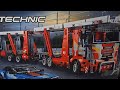 Day 1: Building the front of a massive truck with trailer.
