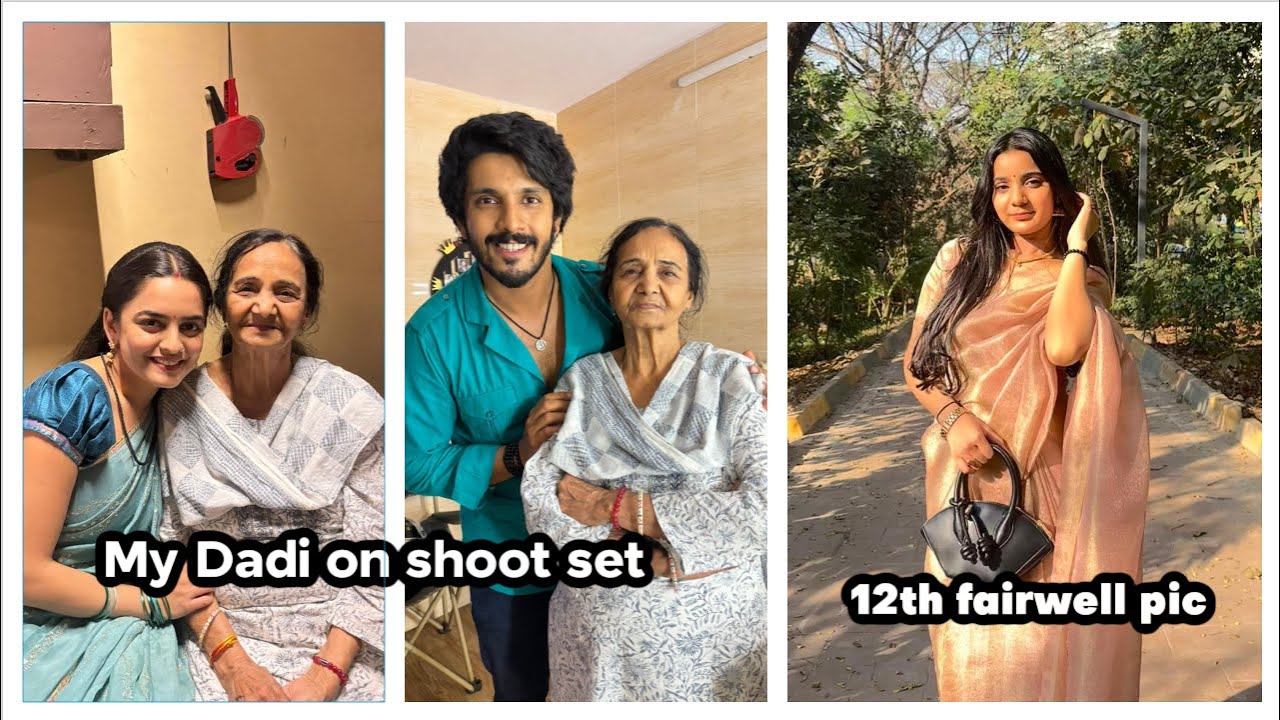 Daily Vlog || Dadi on my shoot set || 12th Exams || Pari Bhatti