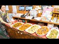【尼崎市杭瀬中市場】爆売れおかず作り名人の驚異的な仕込み!女将さん達のこだわりが詰まったお惣菜の数々【市場食堂 前編】丨Japanese Street Food