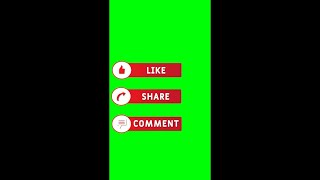 Free Green Screen like share comment Animation , Copyright Free Download