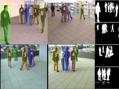Multi-object Multi-view Pedestrian Tracking - YouTube