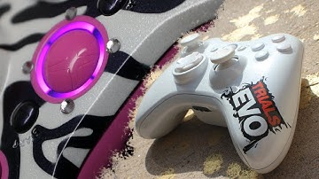 Pink Zebra and Trials Evolution Custom Airbrushed 360 Controller by ProModz.com