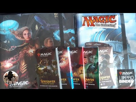 Opening of 5 Theme boosters and Strixhaven edition probinders