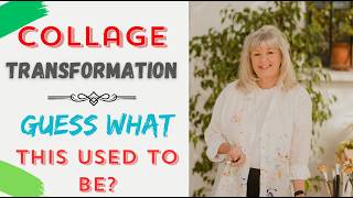 "Collage Mixed Media Art Transformation | Turning Paper Into Sculptural Art"