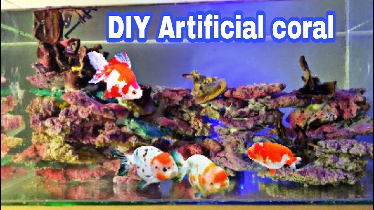 【IDEA DIY】How To Make Artificial coral Aquarium at Home - YouTube