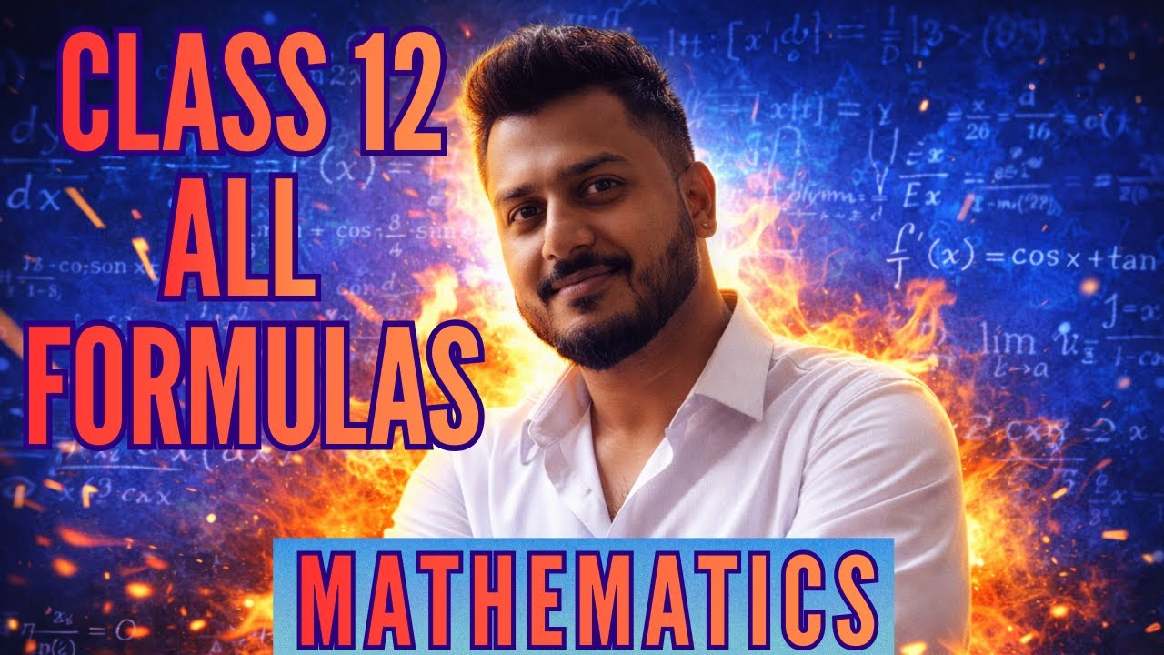 ALL FORMULAS OF MATHEMATICS IN ONE SHOT CLASS 12 | YASH MAHESHWARI #imucet #isc12 #cbseclass12