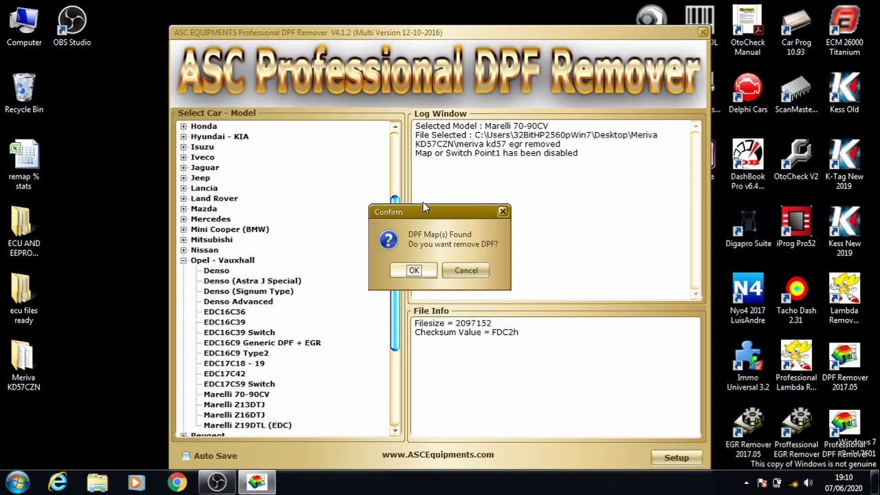 how to delete dpf from ecu 2