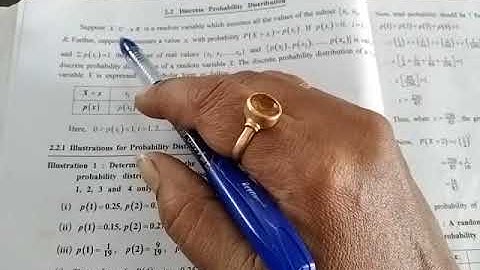Statistics std 12 part 2 ch 2 random variable  and discrete probability distribution