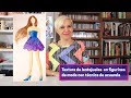 60 Textura de lentejuelas en figurines de moda con técnica de acuarela