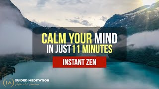 Declutter Your Mind Instantly  11 Minute Guided Meditation instant Zen