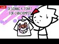 Making a Tshirt Design for @ChibiChomps
