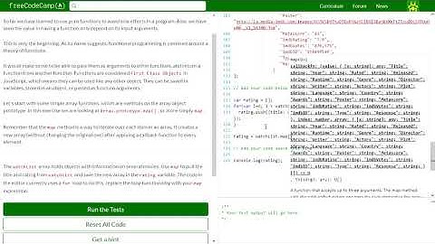 Functional Programming (Part1) - freeCodeCamp