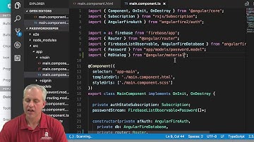 Angular with Firebase course - Password Keeper - 09 Launching a Dialog from a FAB