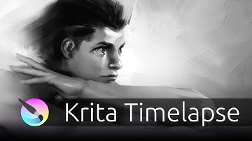 Krita Timelapse - Another Portrait Study