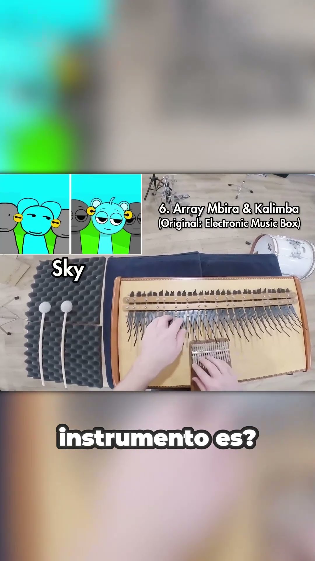 Sonidos de SPRUNKI con INSTRUMENTOS?