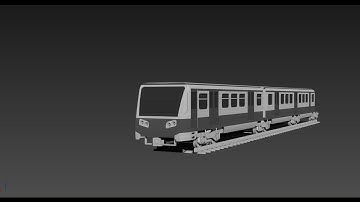 Modeling simple train 3ds max tutorial final part