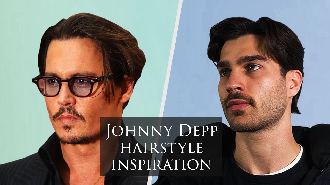 JOHNNY DEPP Inspired Haircut Tutorial - YouTube