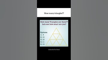 How many triangles are there??