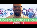 Week 1 Picks  NCAA College Football  NCAAF Betting ...