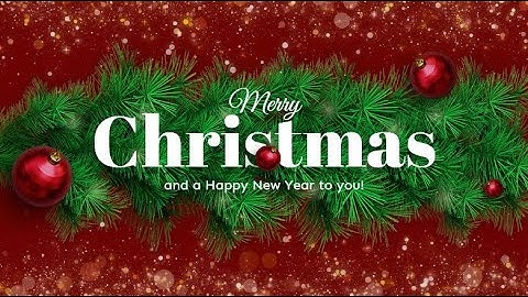 Free Merry Christmas New Year Wish Greeting Slideshow Video Template (Customizable) - FlexClip
