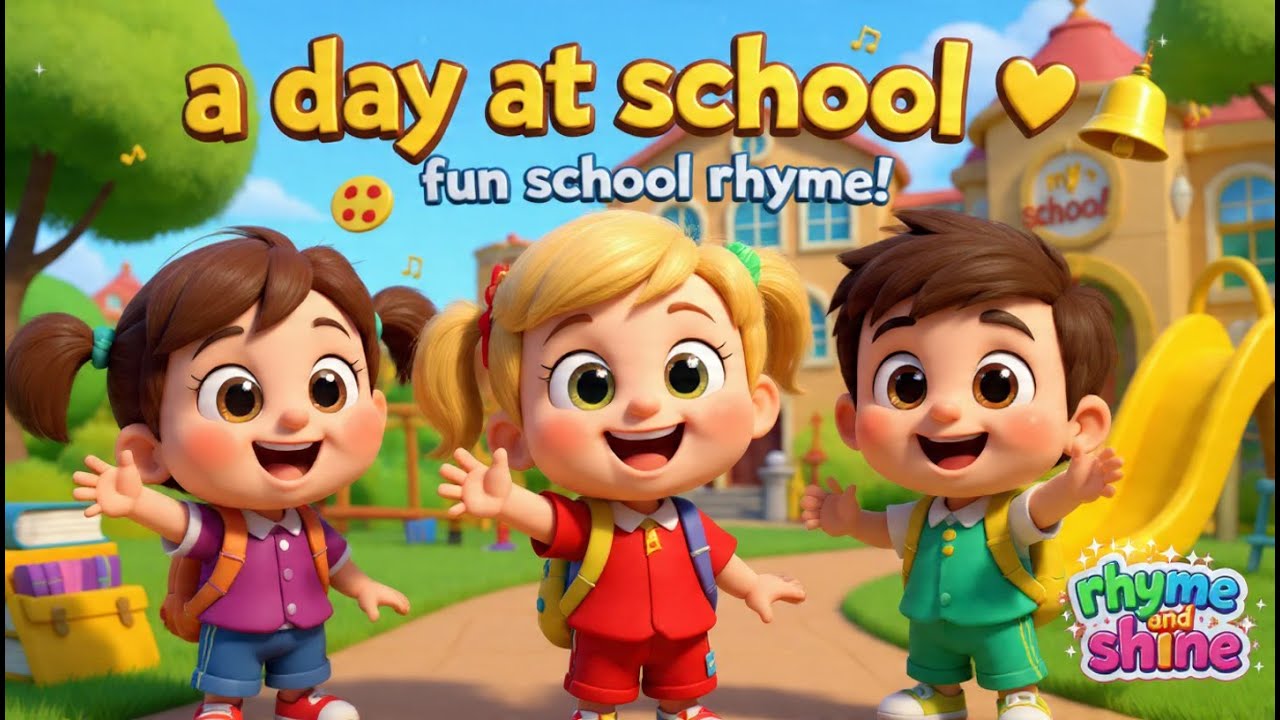 School Time Song for Kids 🏫 | Learning, Play & Friends