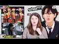 Korean vs American High School Life :  Korean Teen and American Reaction