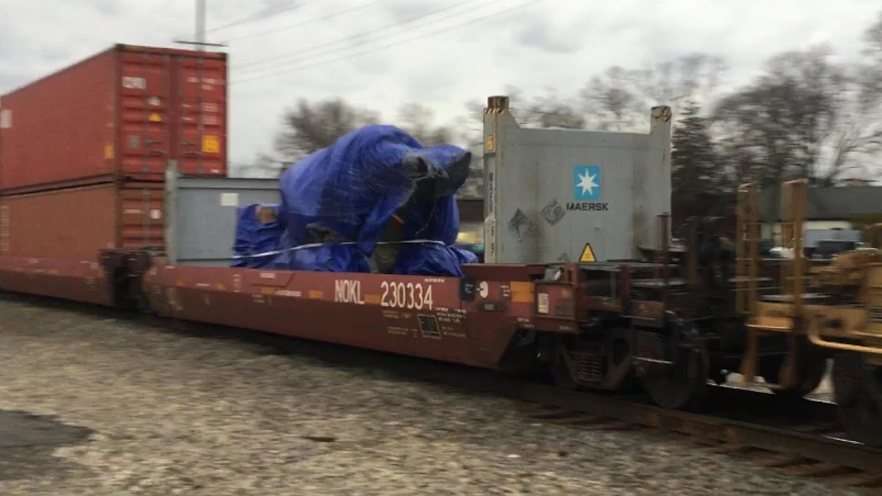 Loaded Flat Rack Container (2018) - YouTube