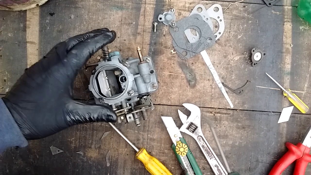 Capítulo 5  de la reparación y limpieza de carburador solex de una boca