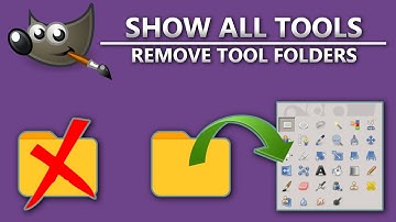 How To Show All Tools In GIMP (Remove Tool Groups)