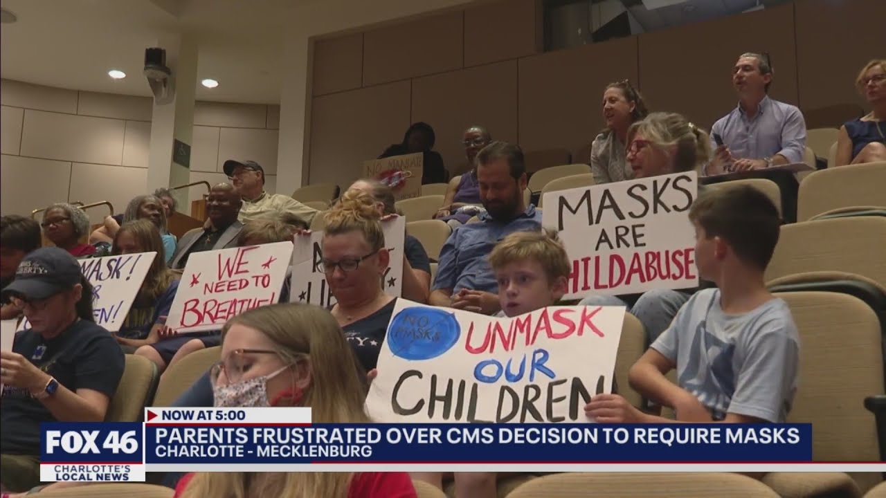 Parents frustrated over CMS decision to require face masks