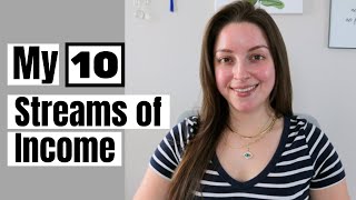 My 10 Streams of Income | $120K+/year | Earning Potential and Difficulty