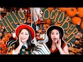  cozy autumn reading vlog  dark academia gothic tales baking book shopping and more 