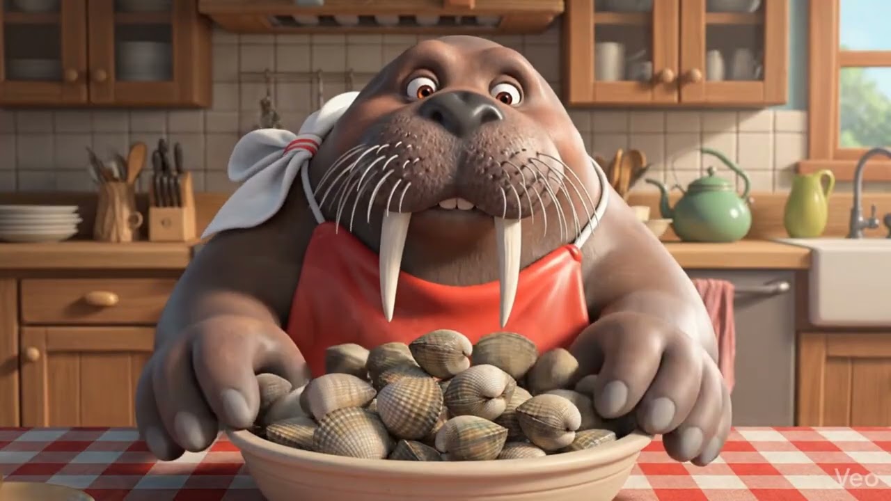 The Walrus Song Featuring Wally (animated lyric video and sing
